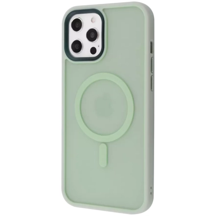 Чехол WAVE Matte Insane с MagSafe для iPhone 12 Pro Max, Мятный