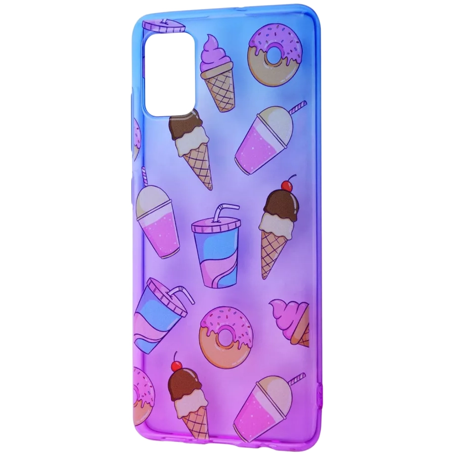 Чехол WAVE Sweet & Acid для Samsung Galaxy A51, Blue/Purple