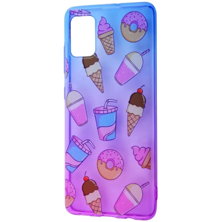 Чехол WAVE Sweet & Acid для Samsung Galaxy A51, Blue/Purple
