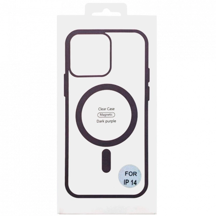 Чехол GELIUS с MagSafe для iPhone 14, Пурпурный