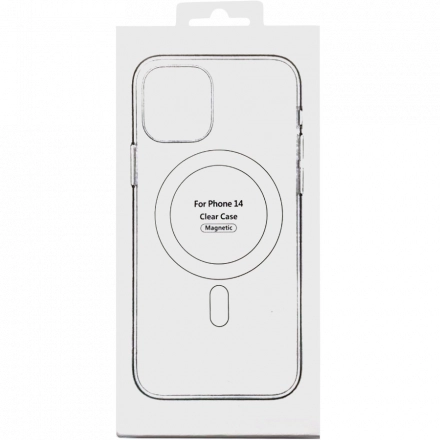 Чехол GELIUS с MagSafe для iPhone 14, Прозрачный