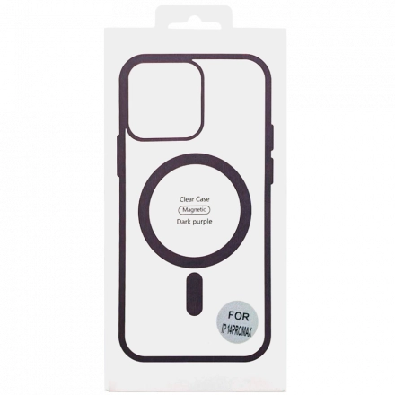 Чехол GELIUS с MagSafe для iPhone 14 Pro Max, Пурпурный