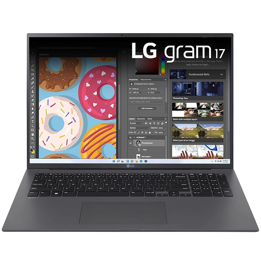 LG Gram 17, 17" 2560x1600, Intel Core i7 1360P, 16 ГБ, 1 ТБ, Intel Iris Xe Graphics