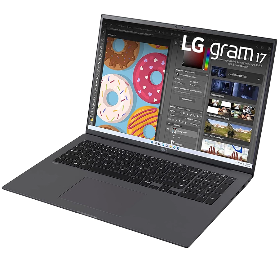 LG Gram 17, 17" 2560x1600, Intel Core i7 1360P, 16 ГБ, 1 ТБ, Intel Iris Xe Graphics