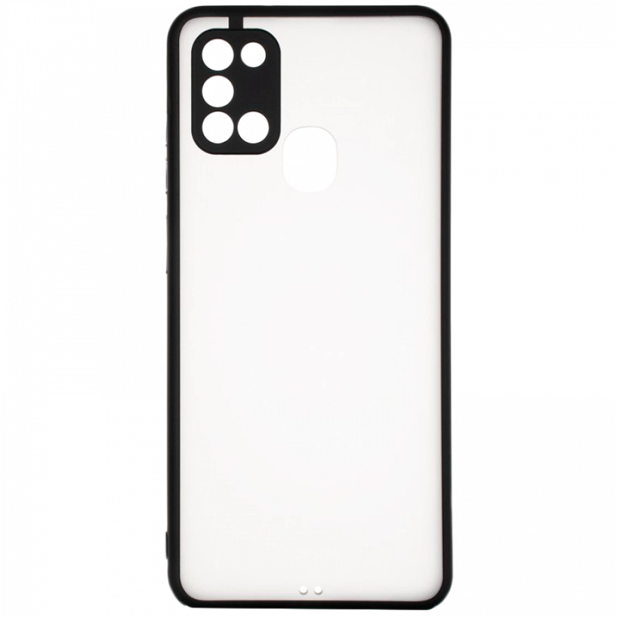 Чехол GELIUS Bumper Mat Case New для Samsung Galaxy A21s, Чёрный