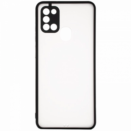Чехол GELIUS Bumper Mat Case New для Samsung Galaxy A21s, Чёрный