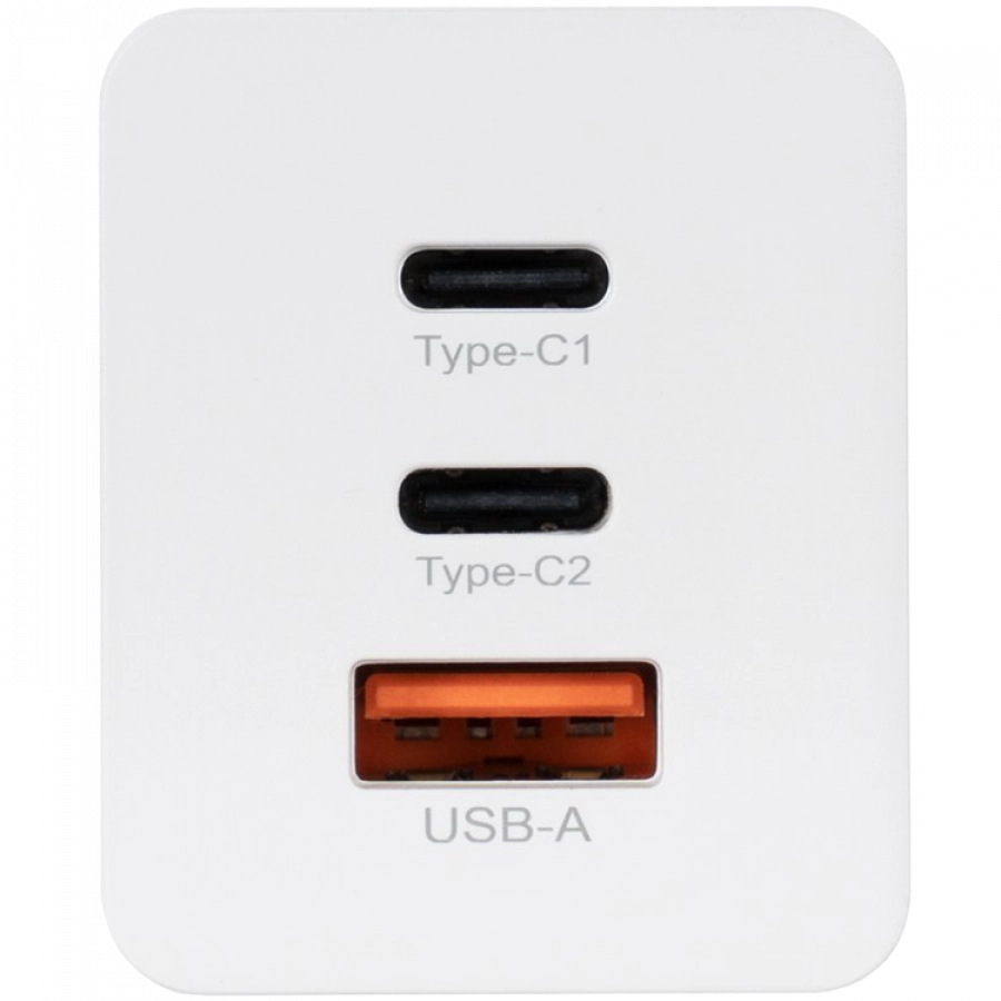 Адаптер питания GELIUS 3*USB/USB-C 2*USB Тип C, 4-пин USB (Тип A), 65 Вт