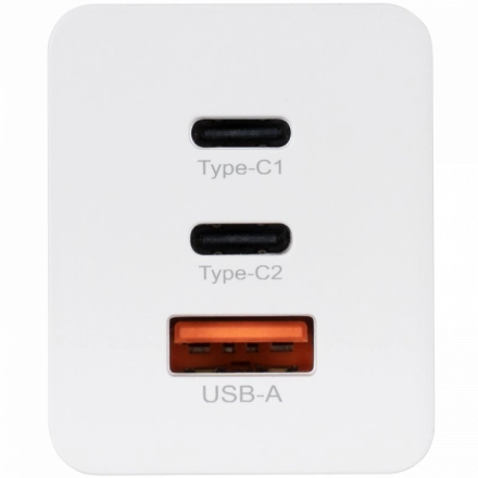 Адаптер питания GELIUS 3*USB/USB-C 2*USB Тип C, 4-пин USB (Тип A), 65 Вт