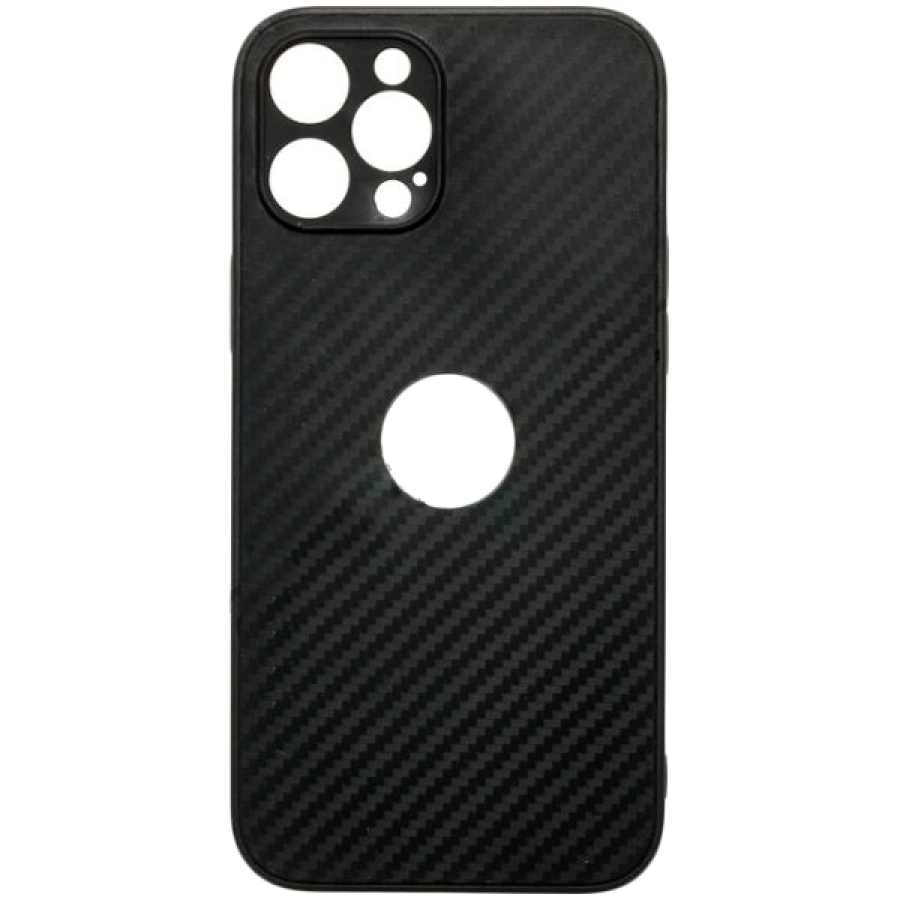 Чехол Carbon для iPhone 12 Pro Max, Чёрный