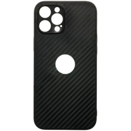 Чехол Carbon для iPhone 12 Pro Max, Чёрный