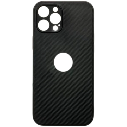 Чехол Carbon для iPhone 12 Pro Max, Чёрный