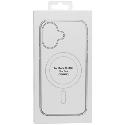 Чехол Clear case для iPhone 16 Plus, Прозрачный