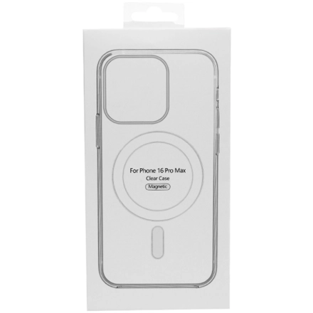Чехол Clear case для iPhone 16 Pro Max, Прозрачный