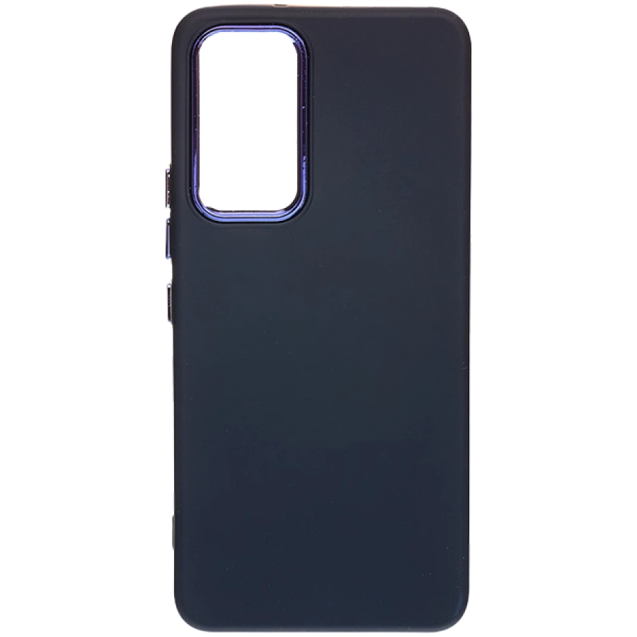 Чехол Metal-Silicone case для Xiaomi 12 lite 5G, Тёмно-синий