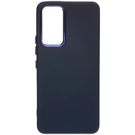 Чехол Metal-Silicone case для Xiaomi 12 lite 5G, Тёмно-синий