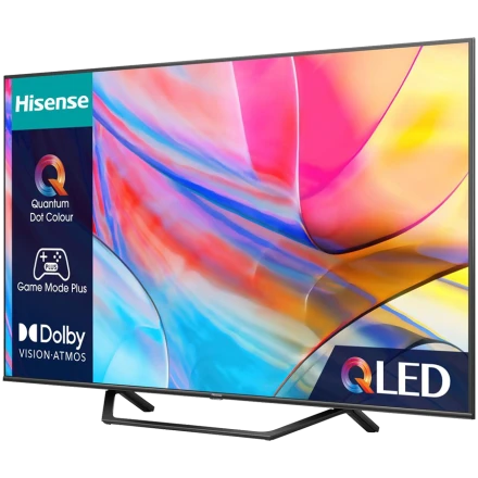 HISENSE TV 55", UHD 4K, Black (55A72K)
