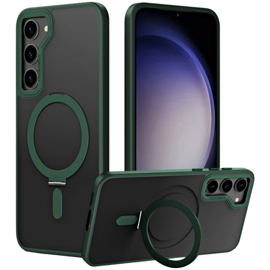 Case HOCO Skin Feeling Magsafe Case for Samsung Galaxy S23, Dark Green