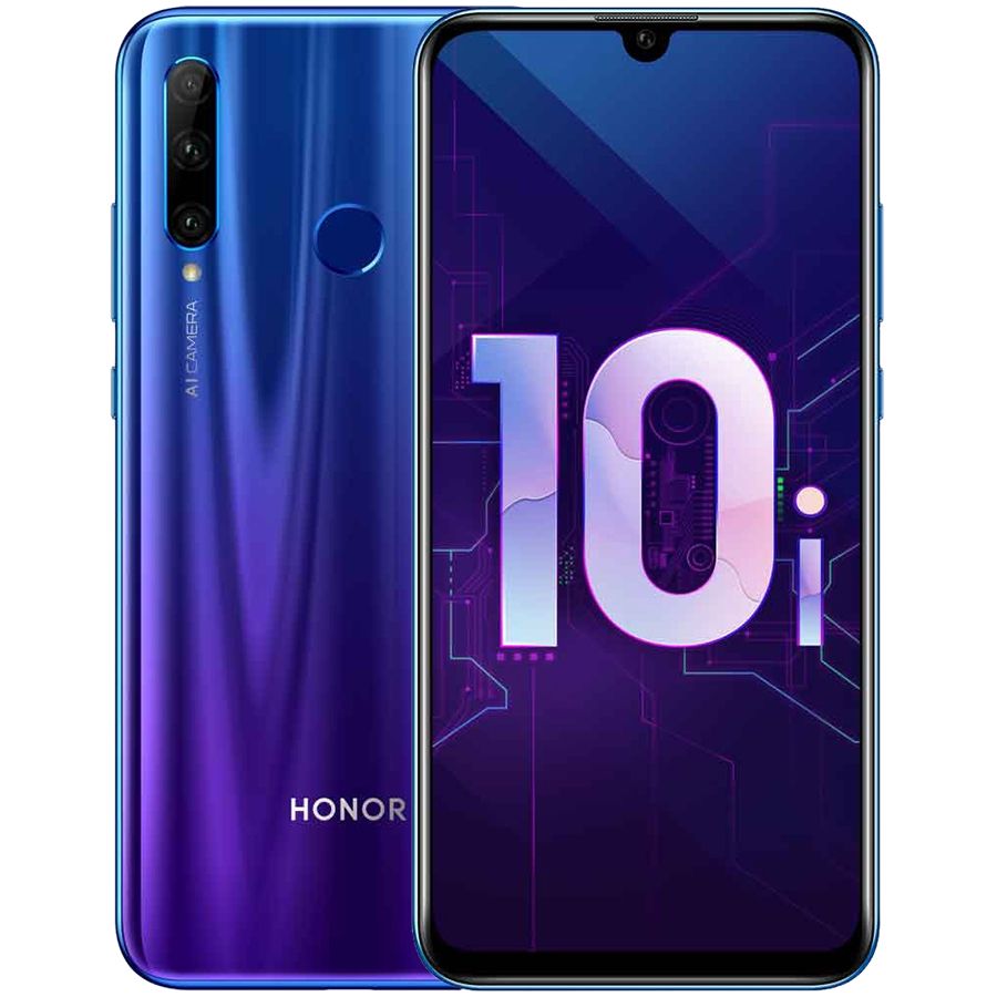 Мобільний телефон Honor 10i 2019 4/128Gb Phantom Blue (HRY-LX1T) Б\В