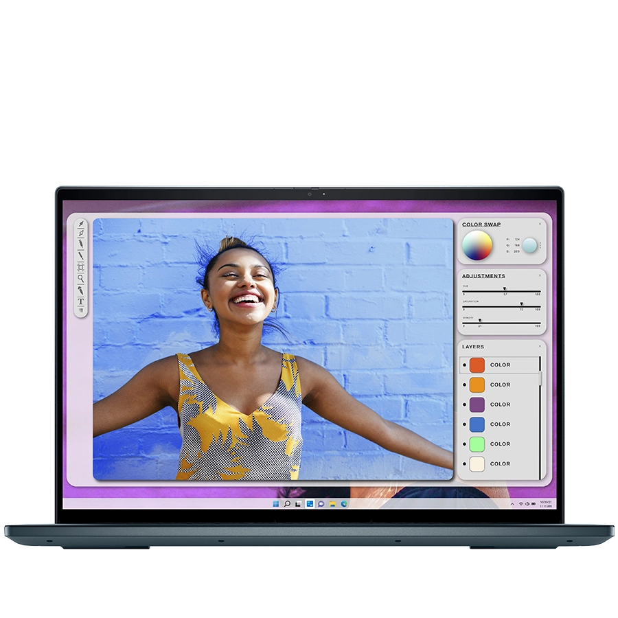 Inspiron 16 Plus 16" Intel Core i5 Mobile Processor 11400H, 16 GB, 512 GB, Mist Blue