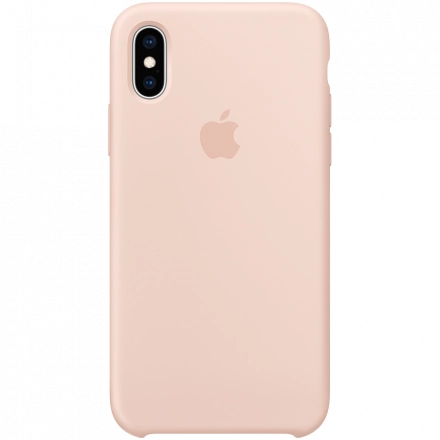 Чехол Силиконовый для iPhone Xs Max, Розовый
