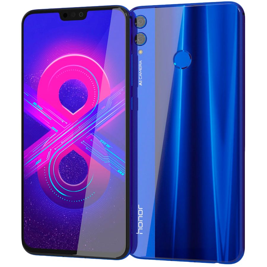 Мобільний телефон Honor 8X 2018 4/64Gb Blue (JSN-L21) Б\В