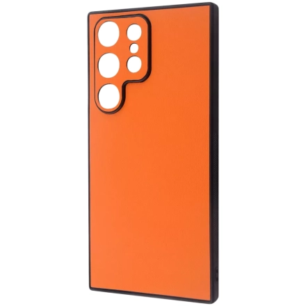 Чехол WAVE Leather Case для Samsung Galaxy S23 Ultra, Оранжевый