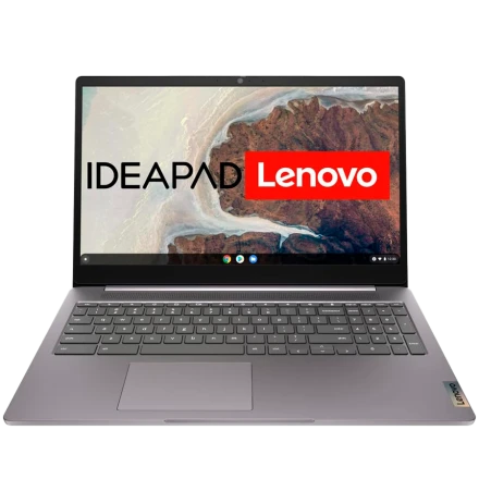 LENOVO Chromebook IdeaPad 3 15", Intel Celeron N4500, Intel UHD Graphics, 8 GB / 128 GB SSD, Gray