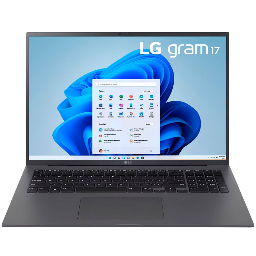 LG Gram 17, 17, Intel Core i7 11th generation, 16 ГБ, Чёрный