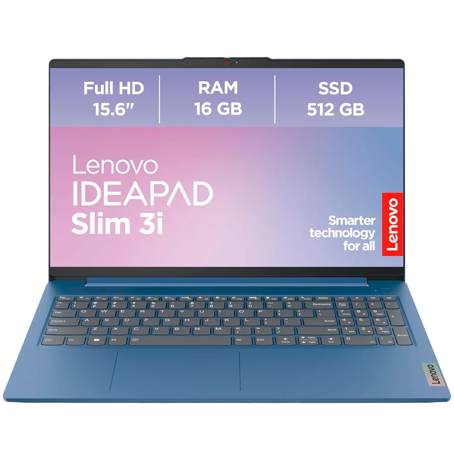 LENOVO IdeaPad Slim 3, 15", Intel Core i5 13420H 13th generation, Intel Graphics, 16 GB, Abyss Blue / 512GB SSD