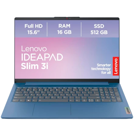 LENOVO IdeaPad Slim 3, 15", Intel Core i5 13420H 13th generation, Intel Graphics, 16 GB, Abyss Blue / 512GB SSD