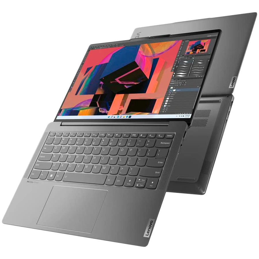 LENOVO Yoga Slim 6 15", AMD Ryzen 5 7000 Series, AMD Radeon, 16 GB / 512 GB SSD, Gray