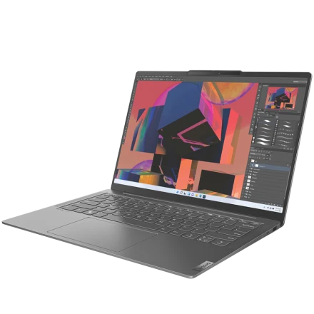 LENOVO Yoga Slim 6 15", AMD Ryzen 5 7000 Series, AMD Radeon, 16 GB / 512 GB SSD, Gray