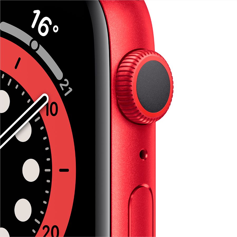 Смарт часы Apple Watch Series 6 GPS, 44mm, Red, Red Sport Band Б\У