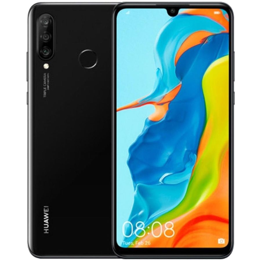 Мобильный телефон Huawei P30 Lite 2019 4/128Gb Midnight Black (MAR-LX1A) Б\У