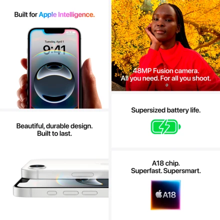Apple iPhone 16e 128 ГБ Белый