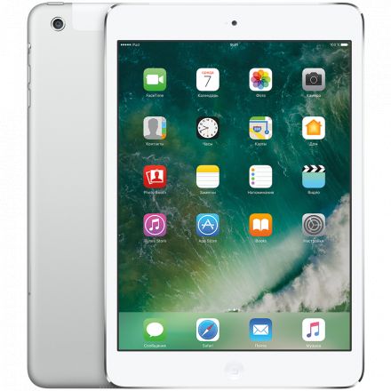 iPad mini 2, 32 ГБ, Wi-Fi+4G, Silver