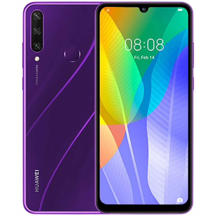 Купить Huawei Y6p 2020 64 ГБ Phantom Purple