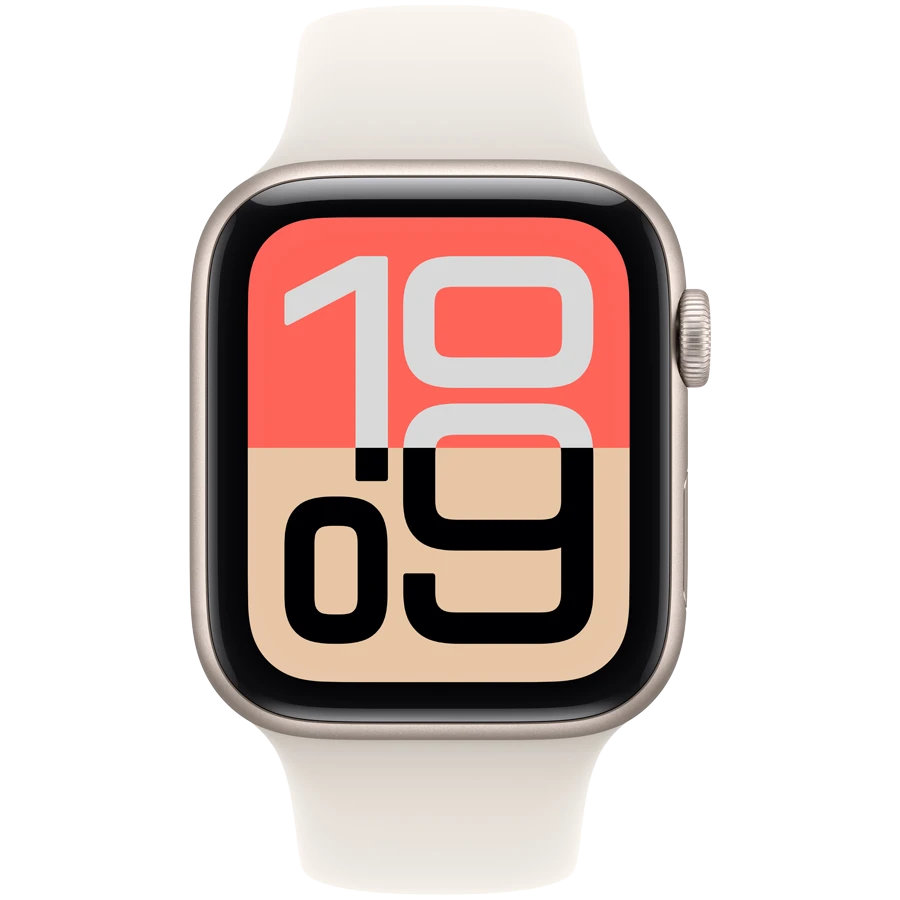 Apple Watch SE GPS Gen.3, 44mm, Starlight, Starlight Sport Band, S/M