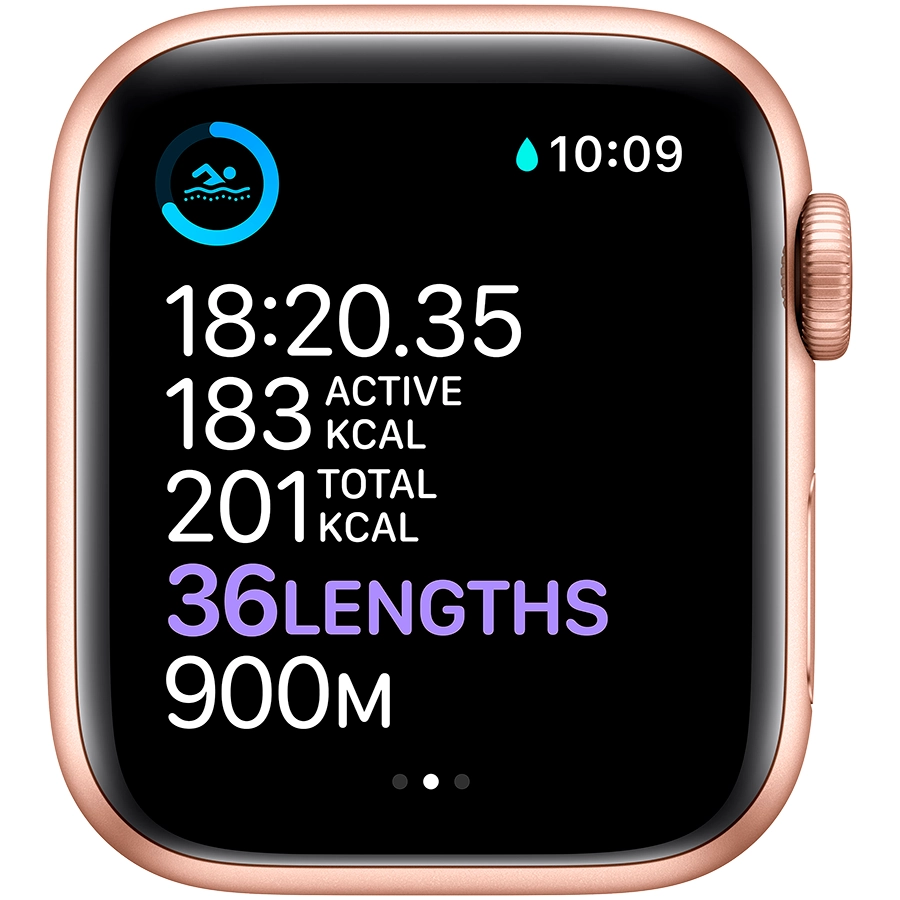 Купити Apple Watch Series 6 GPS, 40mm, Gold, Спортивний ремінець