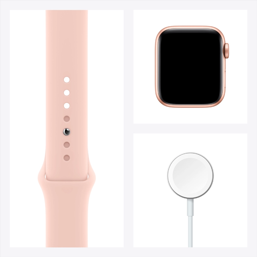 Купити Apple Watch Series 6 GPS, 40mm, Gold, Спортивний ремінець