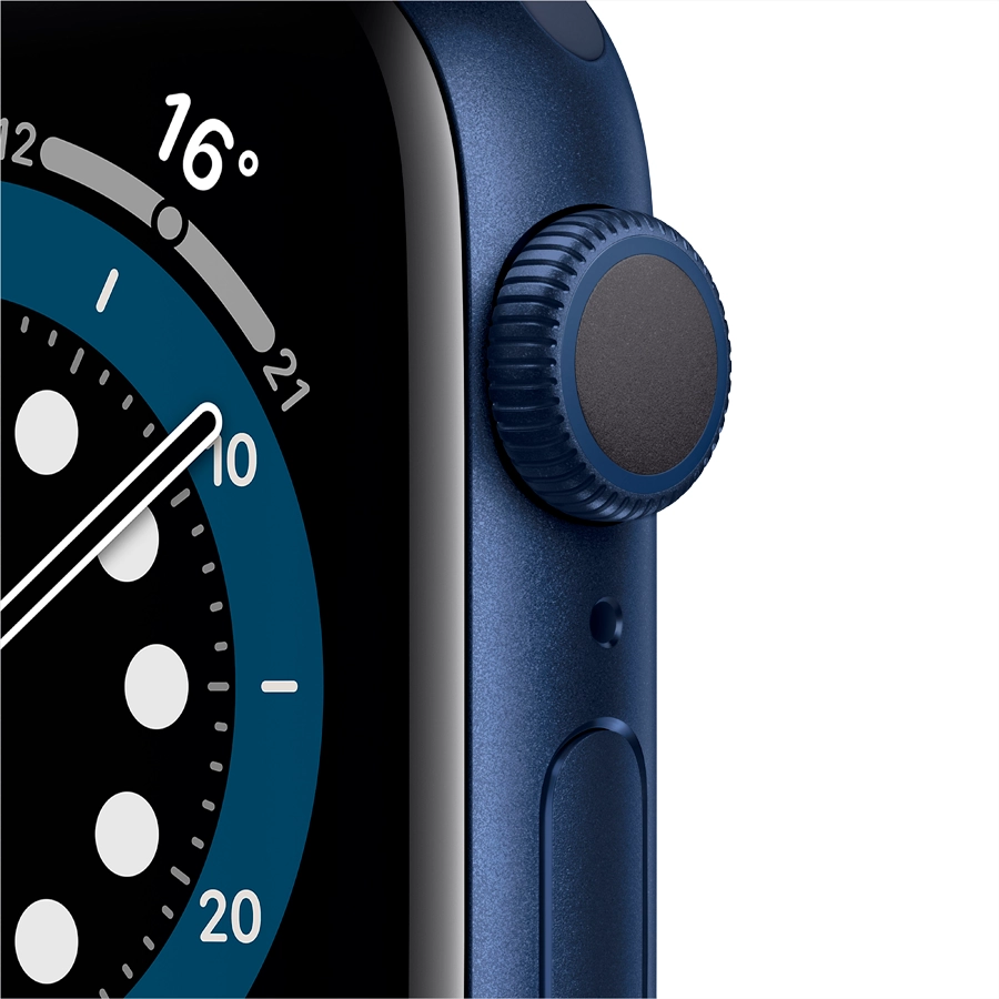 Apple Watch Series 6 GPS, 40мм, Синий, Спортивный ремешок цвета «тёмный ультрамарин»