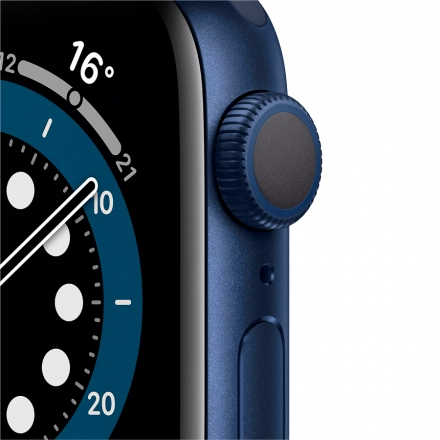 Apple Watch Series 6 GPS, 40мм, Синий, Спортивный ремешок цвета «тёмный ультрамарин»