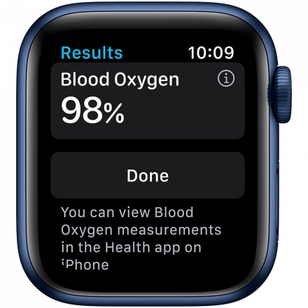 Apple Watch Series 6 GPS, 40мм, Синий, Спортивный ремешок цвета «тёмный ультрамарин»
