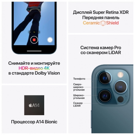 Apple iPhone 12 Pro Max 128 GB Pacific Blue