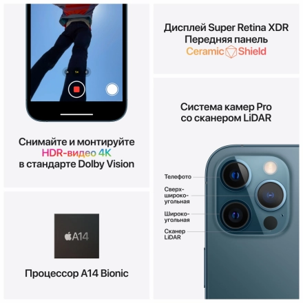 Apple iPhone 12 Pro Max 128 GB Pacific Blue