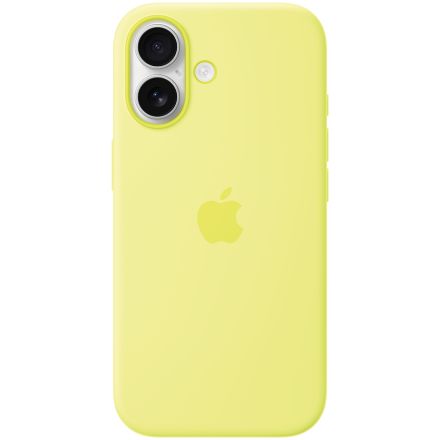 Чехол Apple силиконовый with MagSafe с MagSafe для iPhone 17, Неоновый желтый