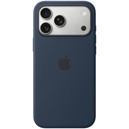 Чехол Apple силиконовый with MagSafe с MagSafe для iPhone 17 Pro Max, Тёмная ночь