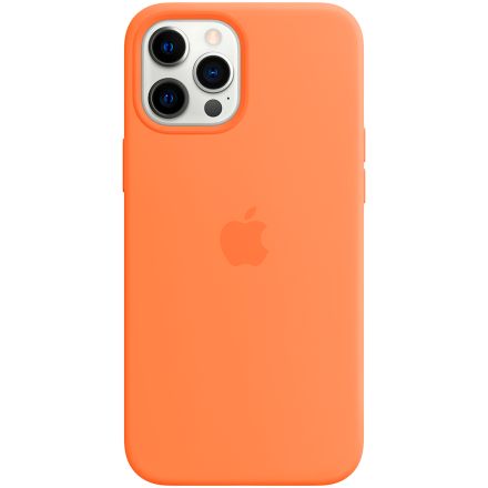 Чехол Apple силиконовый MagSafe с MagSafe для iPhone 12 Pro Max, Kumquat