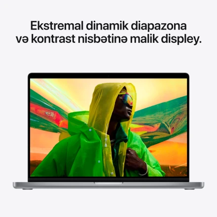 Apple MacBook Pro 16.2" Apple M1 Pro (10C CPU/16C GPU), 16 GB, 512 GB, Space Gray