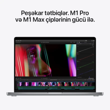 MacBook Pro 16.2" Apple M1 Max (10C CPU/32C GPU), 32 GB, 1 TB, Space Gray